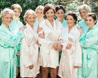 bridal party robes set of 6