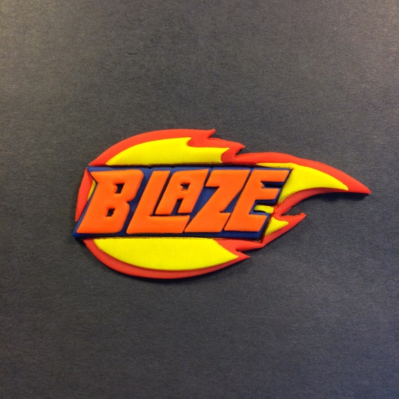 Blaze and The Monster Machines Logo Cookie by LAURISCOOKIECUTTERS