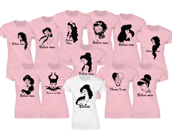 disney hen party tshirts