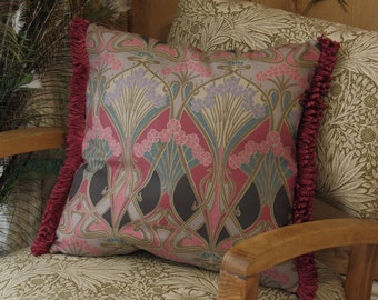 Liberty Of London Vintage Ianthe Art Nouveau Cushion Cover