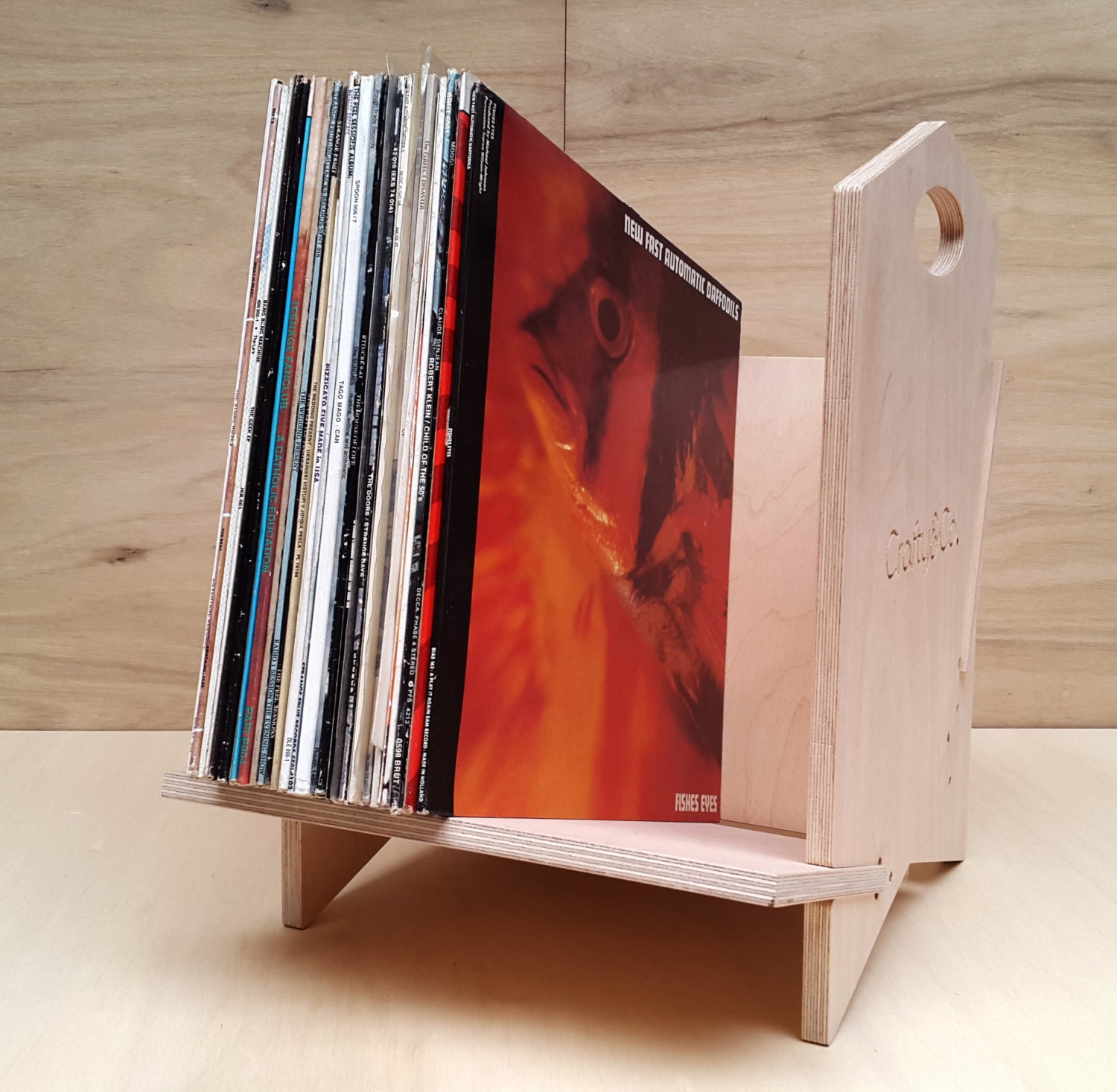 Vinyl 12 LP Modular Record Storage Shelf Stackable