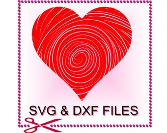 Valentine SVG Files - Files For Silhouette Studio and Cricut Design Space.