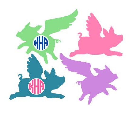 Download When Pigs Fly SVG Studio 3 DXF AI. ps eps and pdf Cutting