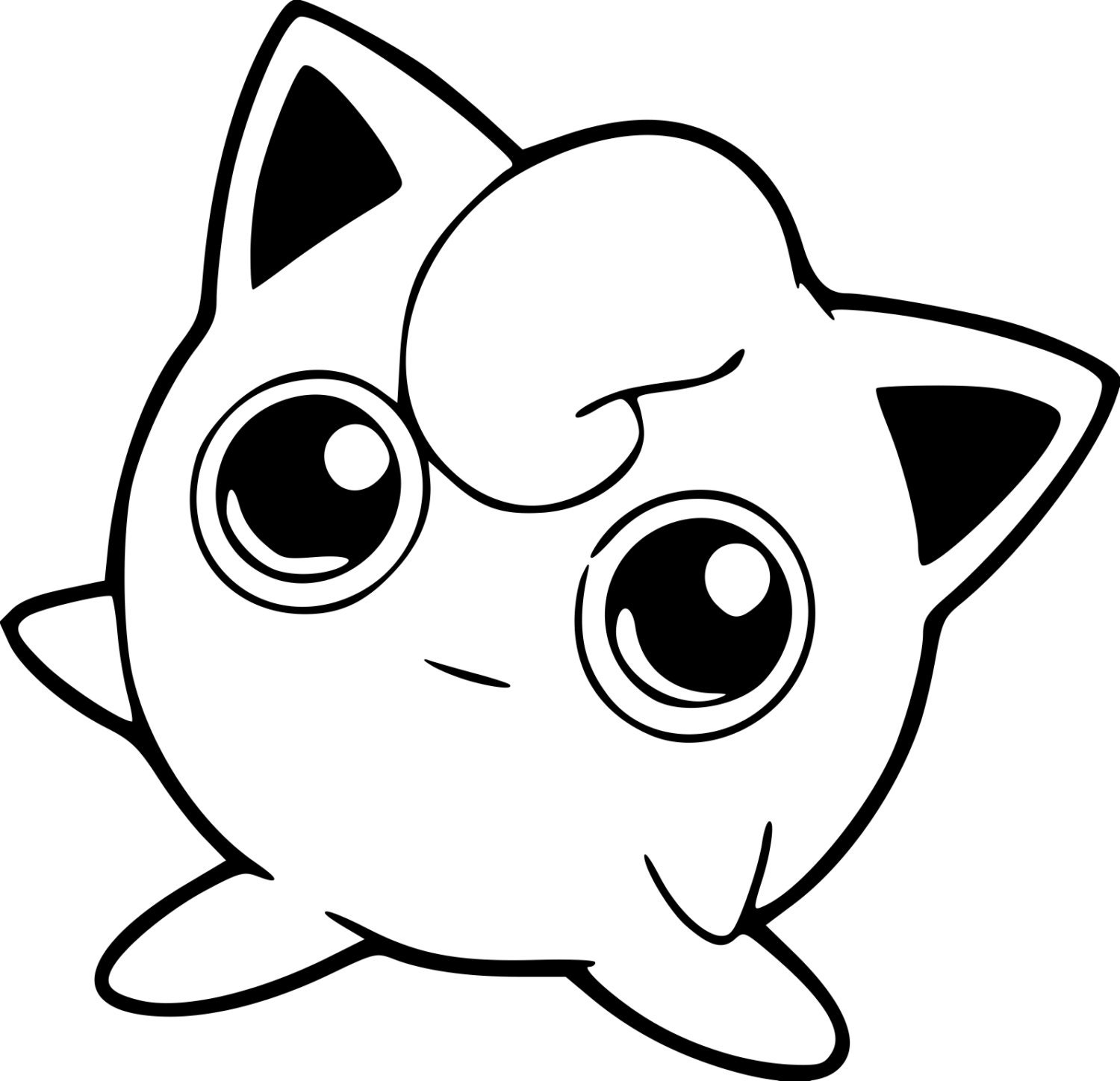 Pokemon Jigglypuff Pages Coloring Pages