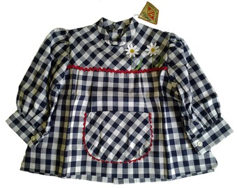 blouse child vintage 70s