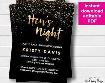 Hens Night Invitations Free Downloads 2