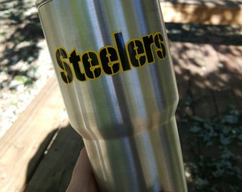 Steelers decal / Pittsburgh Steelers Vinyl Decal / Steelers yeti sticker