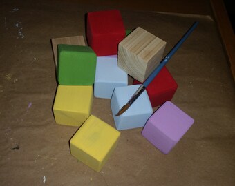 Painted Cedar Block 1 1/2" (32 Blocks)