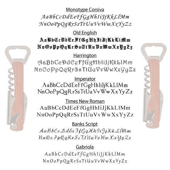 Custom Bottle Opener Engraved Wine Opener Groomsmen Gift