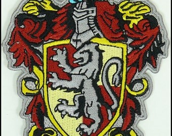 Gryffindor HARRY POTTER Hogwarts Slytherin Patch High Quality Iron/Sew On Us Seller Free Shipping