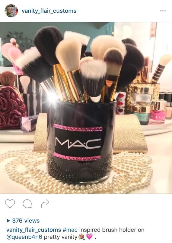 mac makeup brush holder