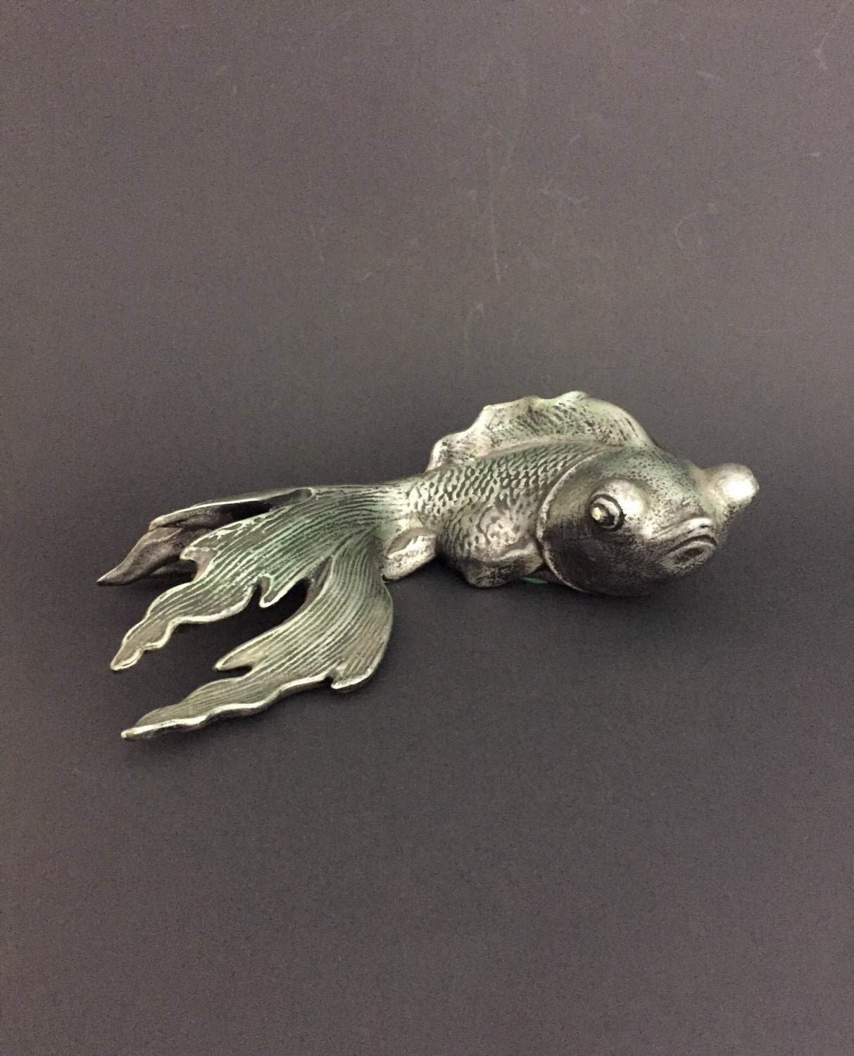 Hand Painted Ceramic Koi Fish Vintage Ceramics Koi Fish