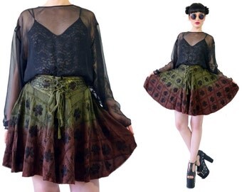 Mini jupe short à plis plats | MANGO Maurice