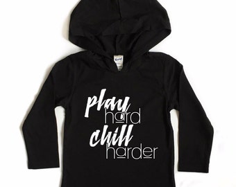 Fall Baby Clothes Long Sleeve Shirt Baby Boy Clothes Hipster Baby Toddler Fall Shirt Toddler Hoodie Modern Toddler Play Hard