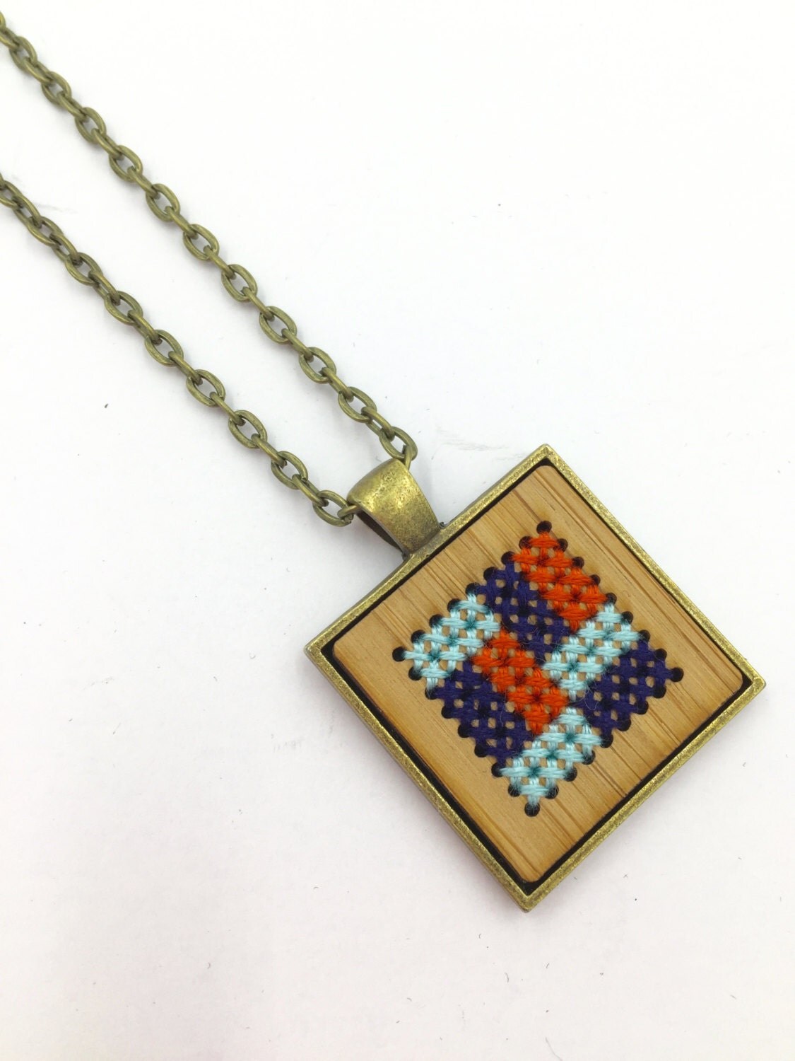 Modern DIY Cross Stitch Kit Antique Bronze And By StitchPlusStitch