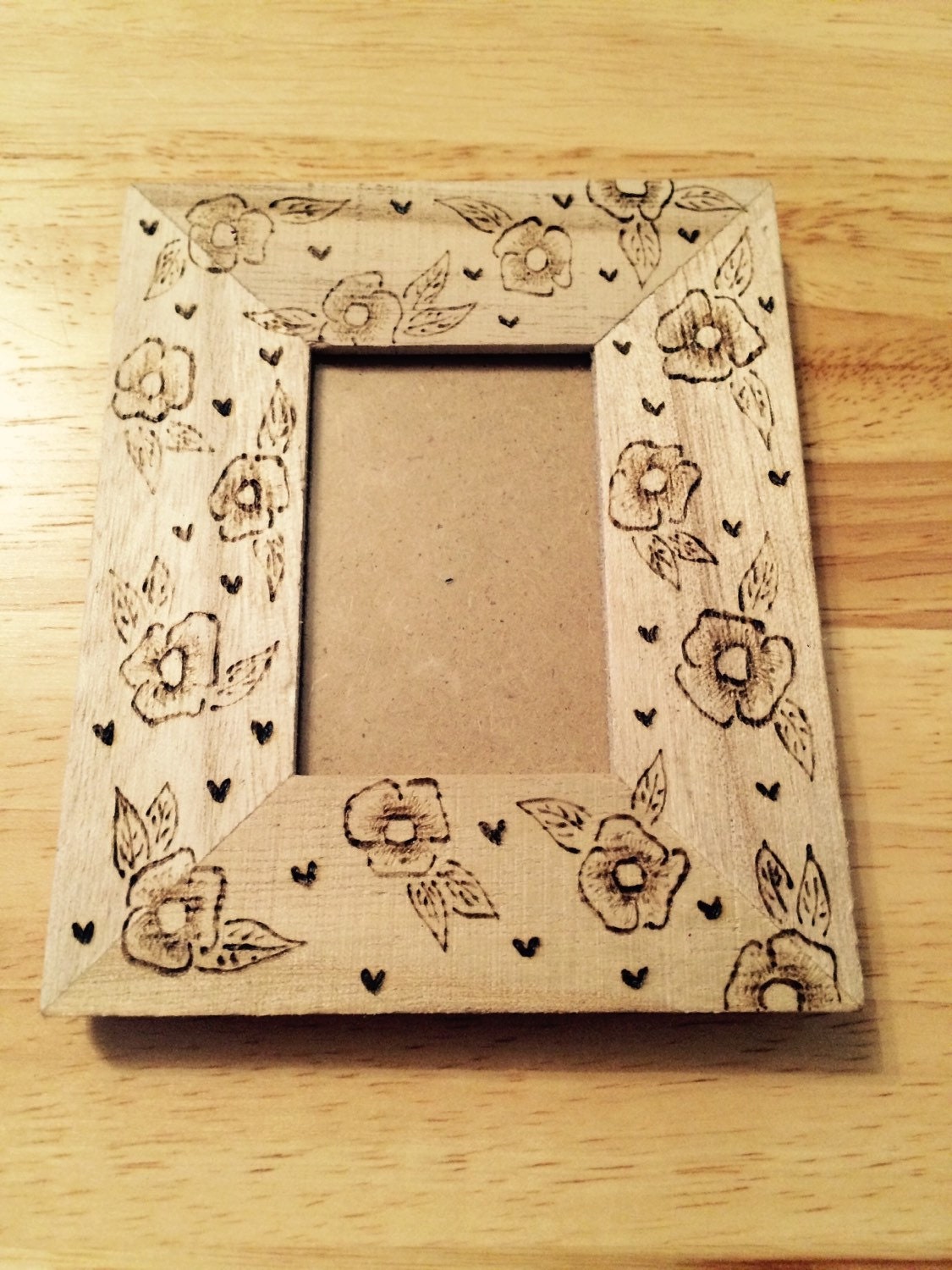 Mini frame small wooden frame custom wood frame small photo