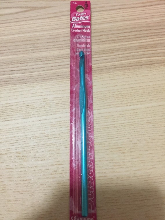 H Crochet Hook, Susan Bates, Size H/5mm, Inline crochet hook, from