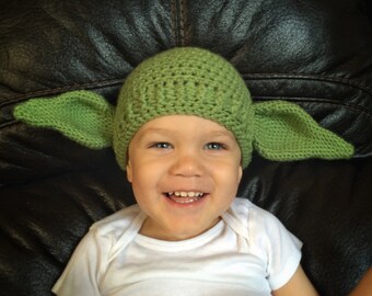 Yoda hat, Star Wars hat, baby-adult sizes
