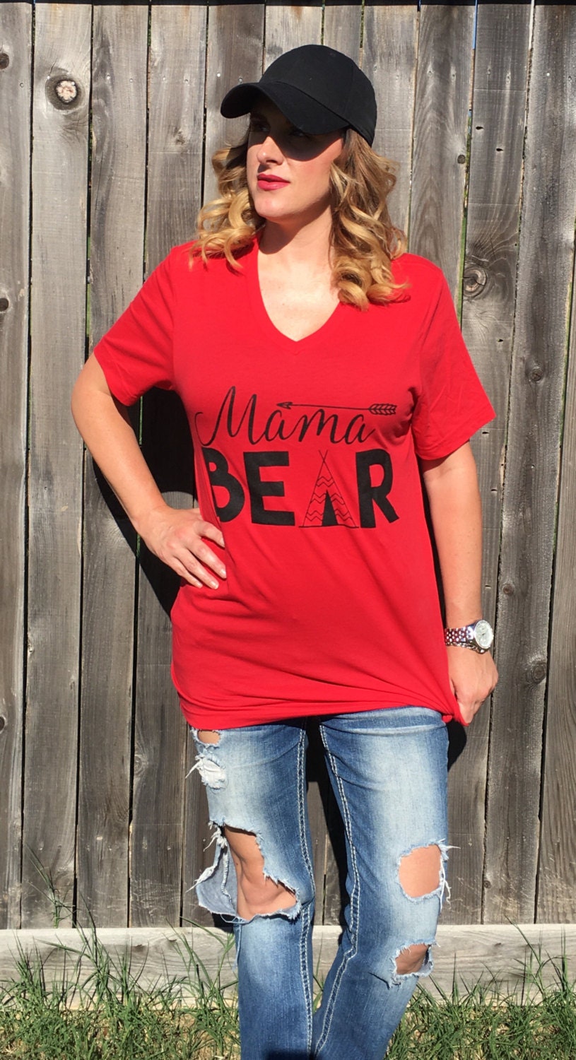 Graphic tee Mama bear tshirt