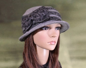 Felted wool hats Womens winter hats Felt hat for by AccessoryArty