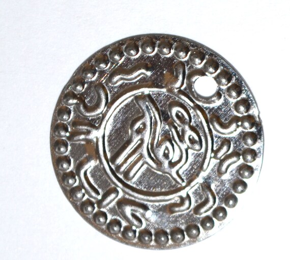 10mm Flat Decorative Metal Silver Plated Decorative Coins