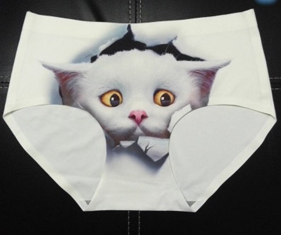 Cat face underwear