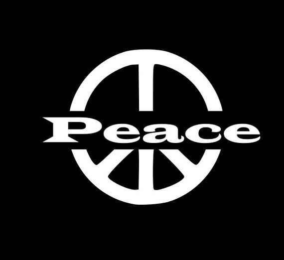 Peace Sign decal car decal window sticker vinyl by JAMLEEWicks
