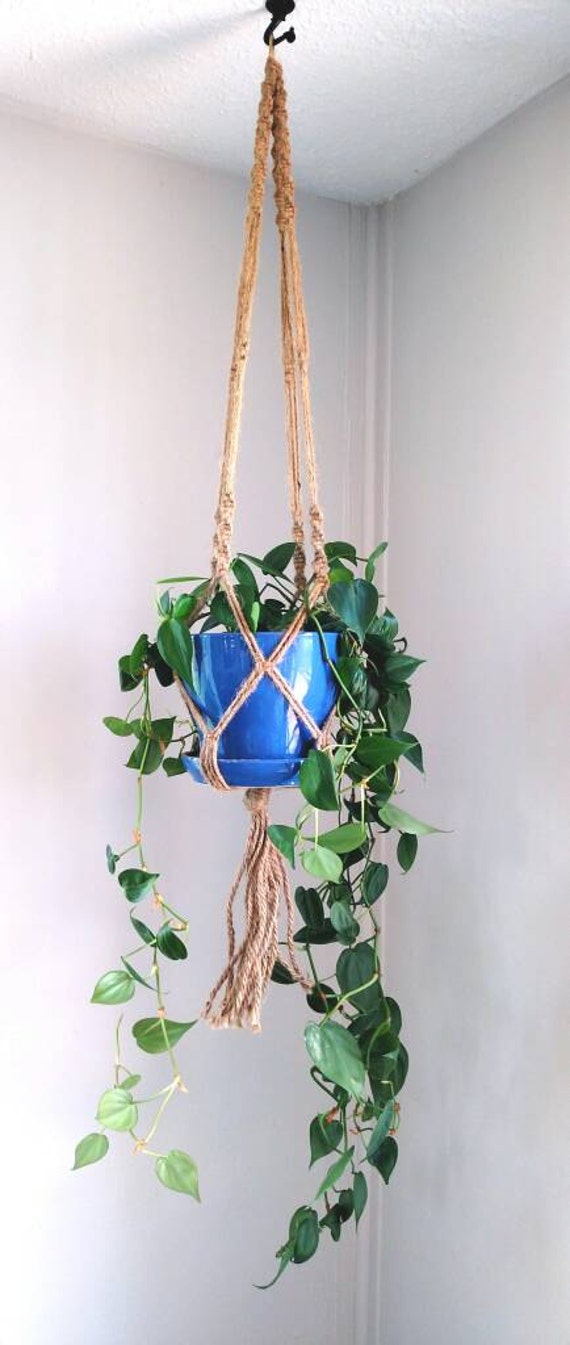 35 Macrame Jute Plant Hanger