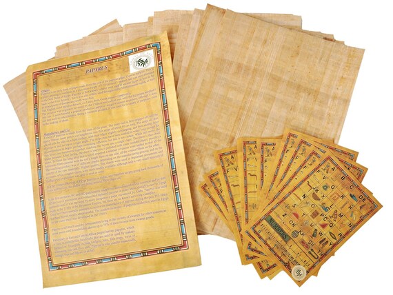 Egyptian Papyrus Blank Sheets