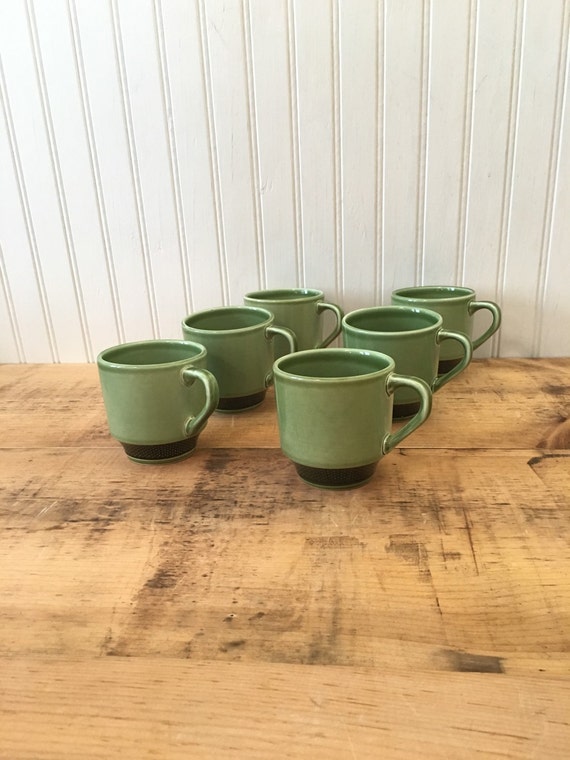 Cyber Monday Deal Green coffee mugs 6 Japan coffee mug