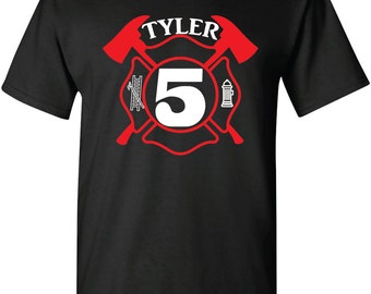 Firefighter Birthday Shirt