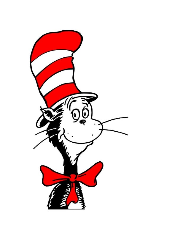 Download The Cat In The Hat SVG Instant Download by SweetRaegans on Etsy