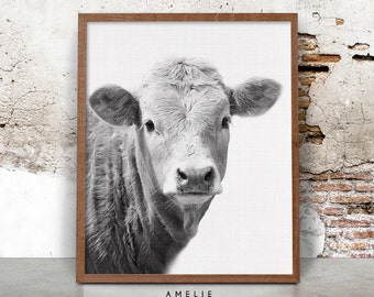 Cow Wall Art cow print nursery farm animal wall art black and white Cow Wall Art cow print nursery farm animal wall art black and white