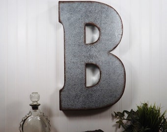 Large Metal Wall Letters metal wall decor letters | etsy Large Metal Wall Letters metal wall decor letters | etsy