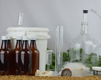 1 Gallon Starter Kit for All Grain Beer Brewing and One Ingredient Kit