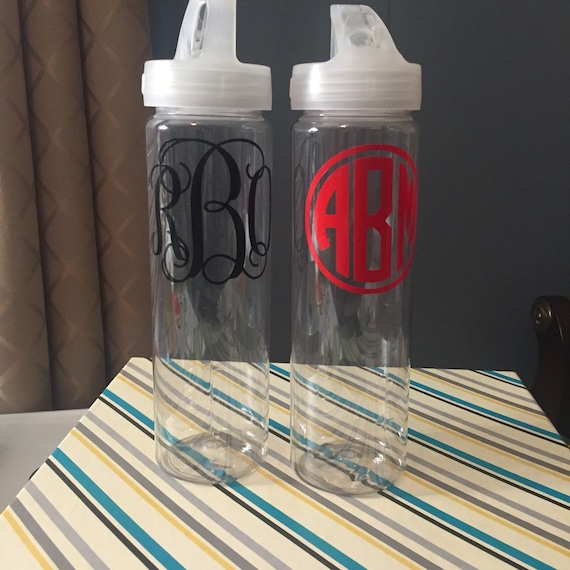 anthropologie monogram water bottle