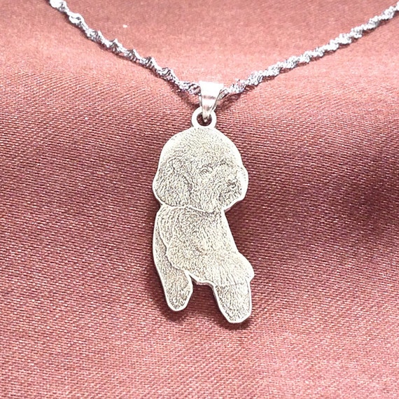 Custom Portrait Necklace Personalized Pendant Engraved Photo