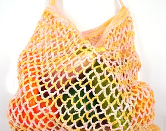 A string bag, avoska, farmers market bag