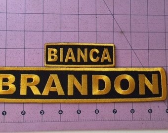 Name Patch / Ride Name / Club Position / Custom Patch / Iron On or Sew On