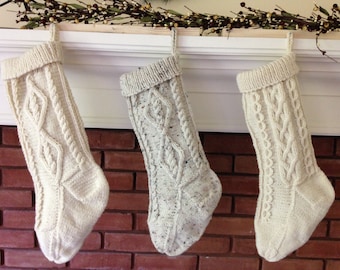 fisherman knit christmas stockings cable knit stockings traditional holiday decor fisherman knit stockings - White Knit Christmas Stockings fisherman knit christmas stockings cable knit stockings traditional holiday decor fisherman knit stockings - White Knit Christmas Stockings
