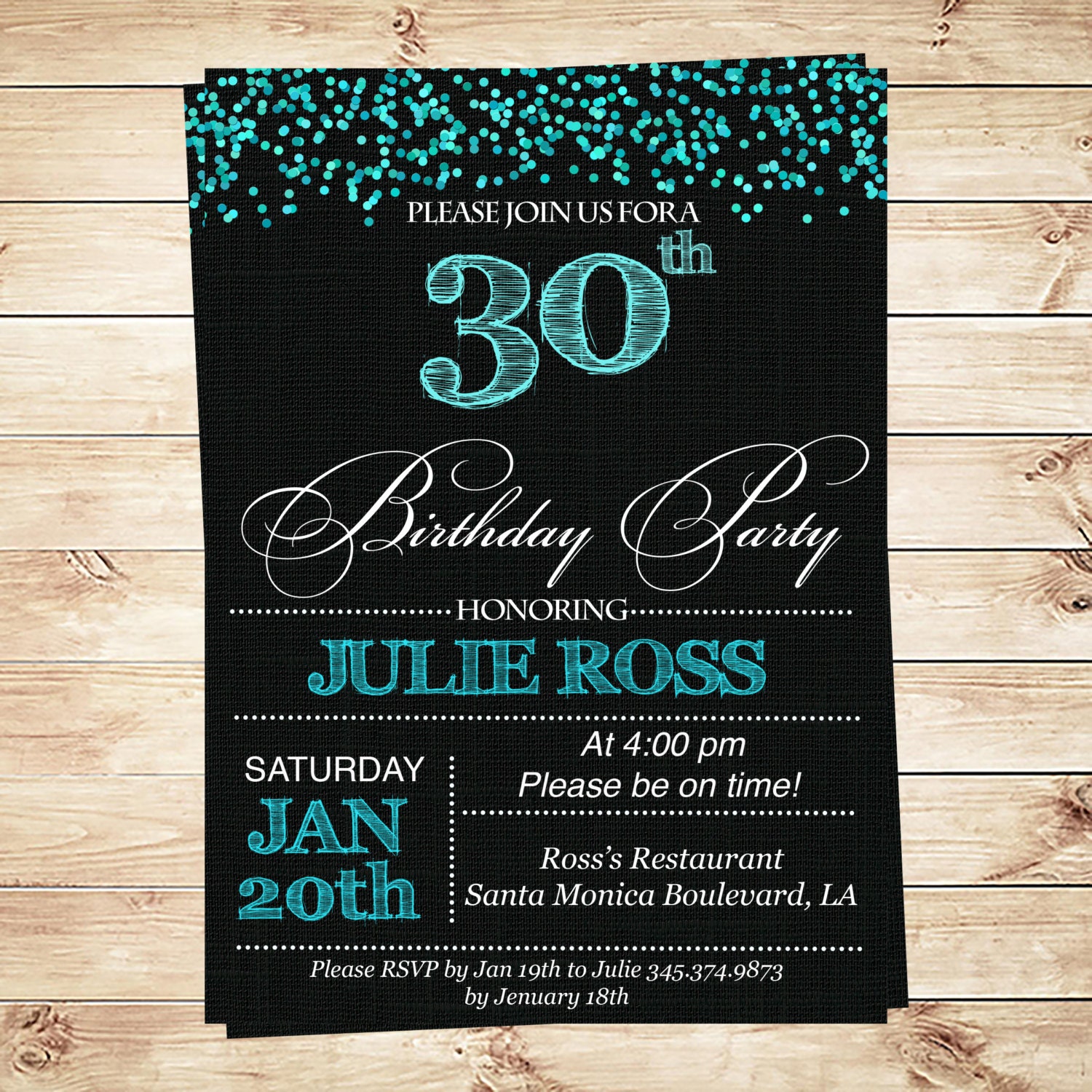 38+ 30Th Birthday Invites Images Free Invitation Template