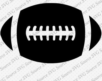 Svg - Simple Football SVG File DXF Cut File for Cricut and Silhouette Download - Sport SVG - Football Dxf - Football Vector