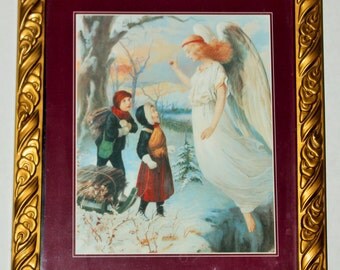 Guardian Angel Framed Picture - Guardian Angel Print
