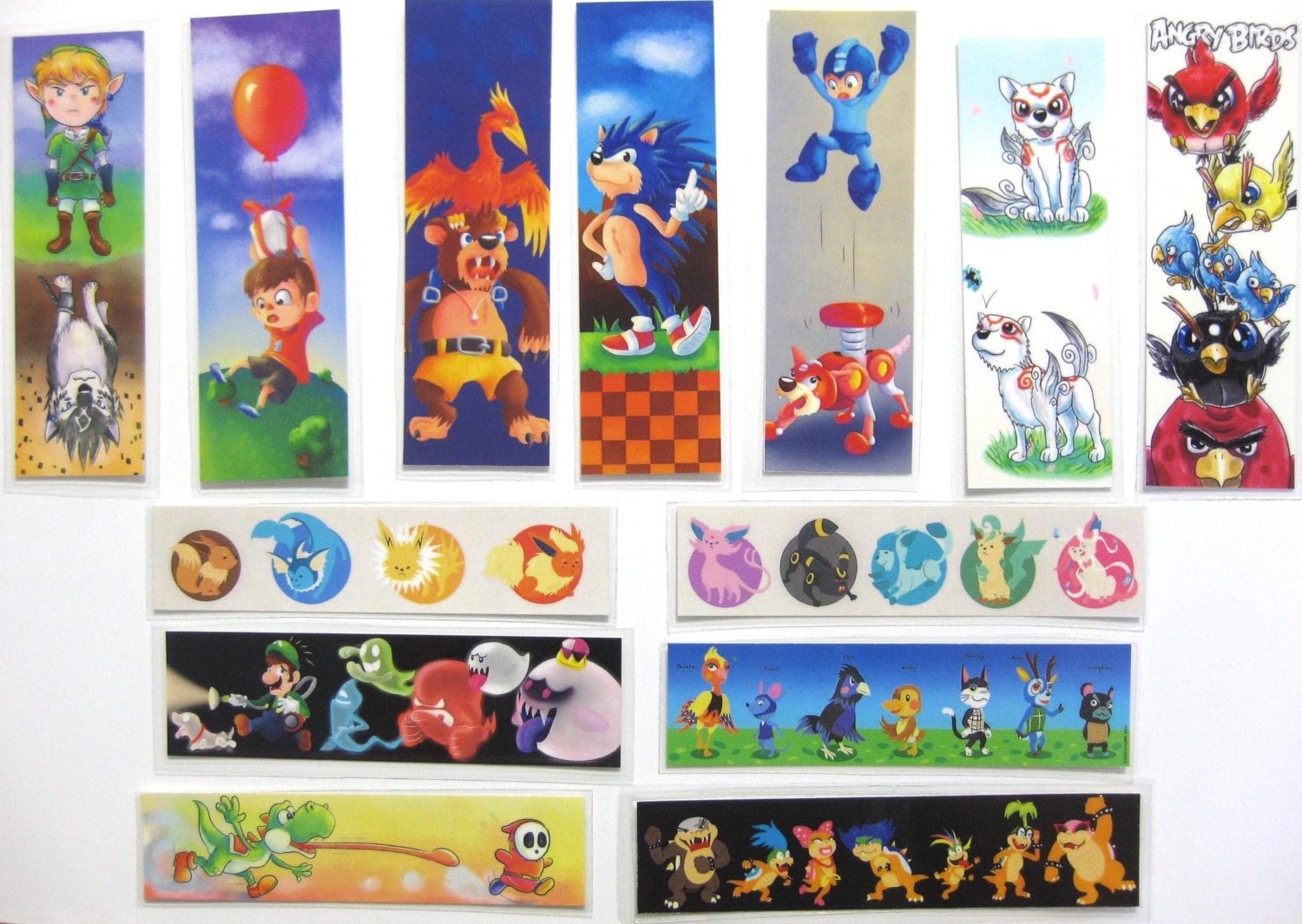 Video Game bookmarks assorted