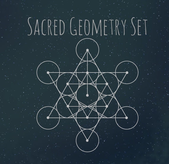 Sacred Geometry Vector/PNG Set 10 Shapes by TheCosmicCurrentShop