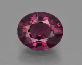AAA Oval Shape Genuine Faceted Rhodolite Garnet (5X3mm-10X8mm) . 810-751