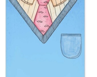 Dad Birthday | Dad Birthday Card, Dad Sweater / Jumper Birthday Greeting Card, Dad Birthday Card