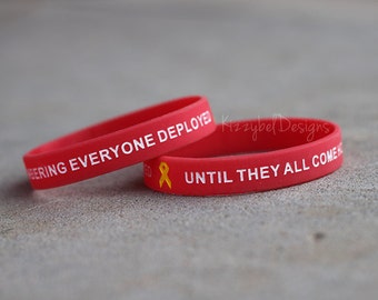 Military Bracelet Deployment Bracelet Red Friday Bracelet Army Bracelet Navy Bracelet Air force bracelet Marine bracelet support bracelet af