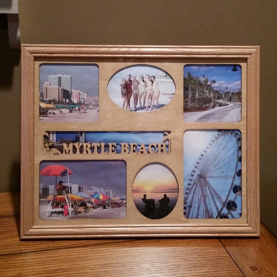 11x14 Myrtle Beach Vacation Laser Engraved Picture Frame with