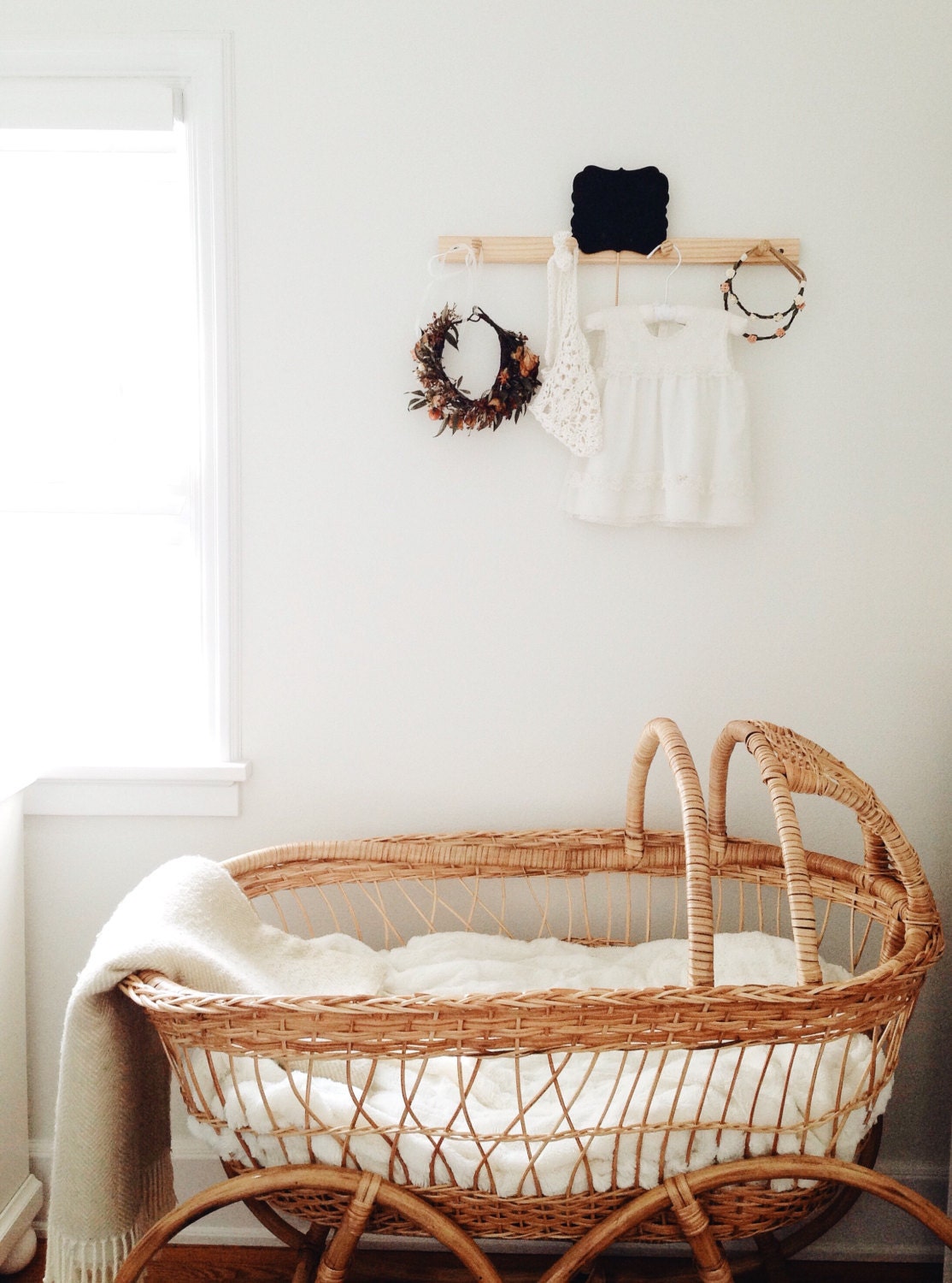 Vintage Style African Baby Moses Basket by DesignDua